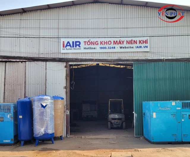 kho máy nén khí Nhật bãi hcm IAIR Vietnam