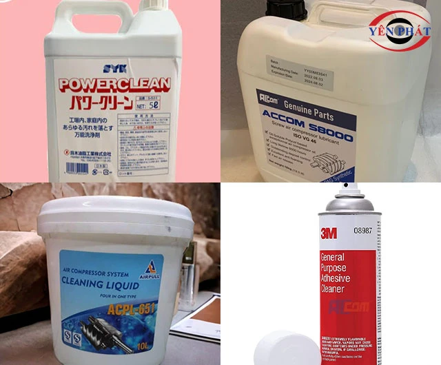 hoá chất tẩy keo dầu máy nén khí