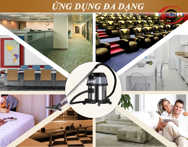 Ứng dụng máy hút bụi Kumisai KMS 15 New