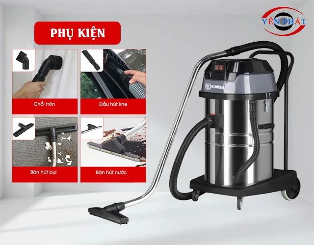 Bộ phụ kiện máy hút bụi Kumisai KMS 70A - New