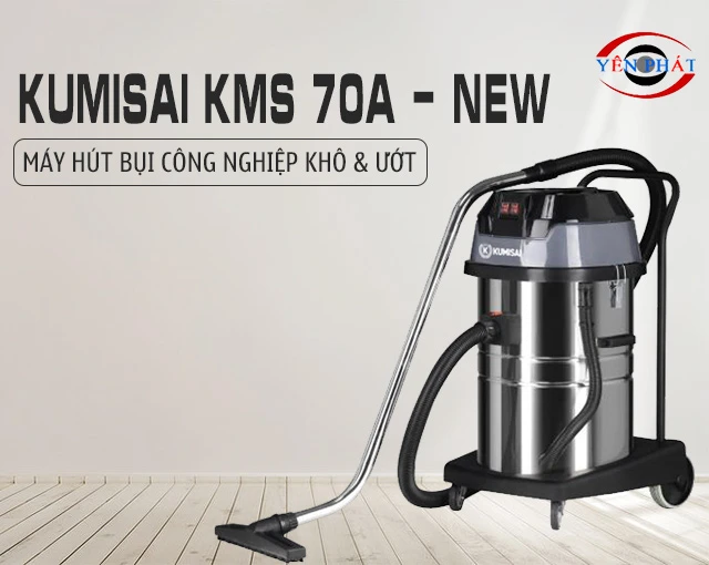 Thiết kế hiện đại máy hút bụi Kumisai KMS 70A