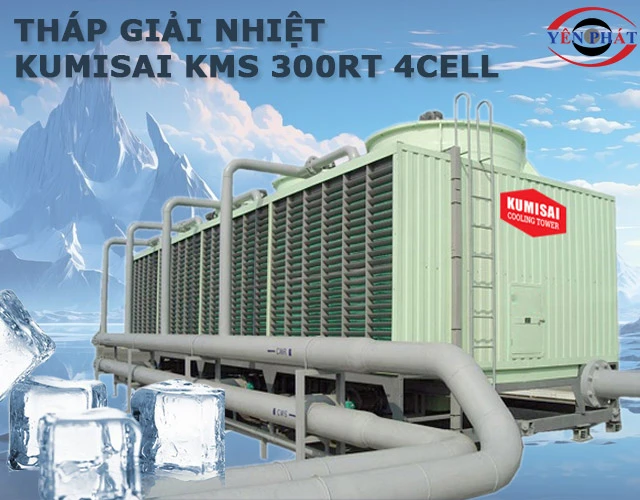 Tháp giải nhiệt Kumisai 300RT 4cell