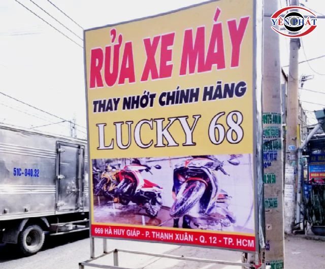 Tiệm rửa xe Lucky 68