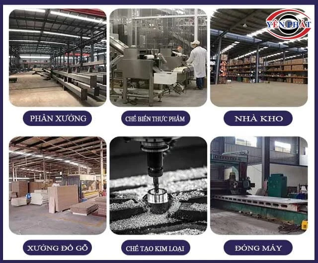 ứng dụng máy hút bụi 3 pha