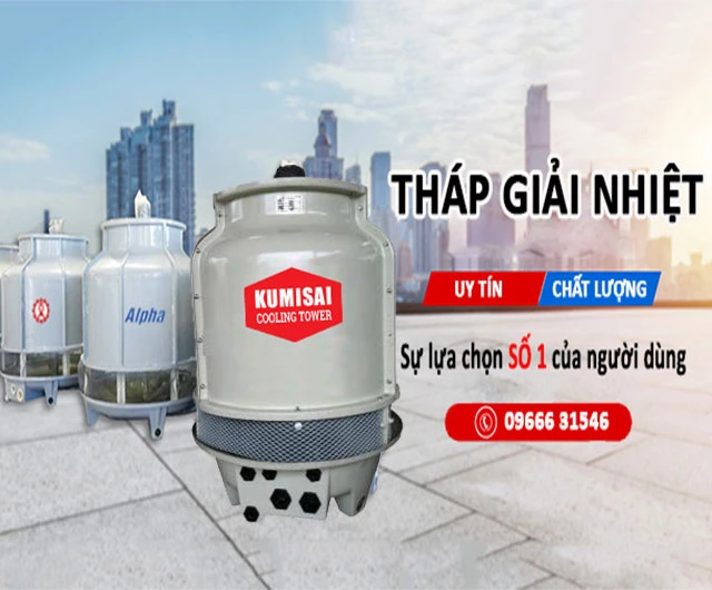 Điện máy Yên Phát cung cấp tháp giải nhiệt Kumisai chính hãng