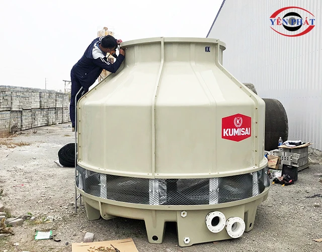 Lắp đặt tháp giải nhiệt Kumisai