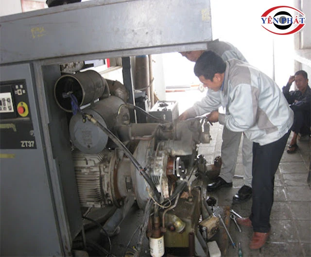 sửa chữa, thay mới phụ kiện máy nén khí