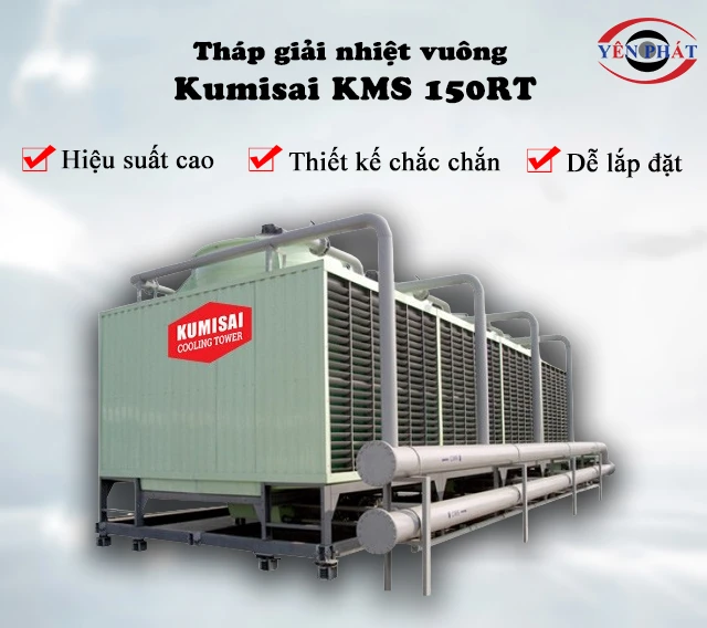 Ưu điểm tháp giải nhiệt Kumisai KMS 150RT
