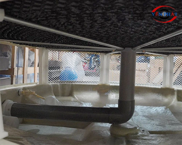 Bên trong tháp giải nhiệt Kumisai KMS 60RT