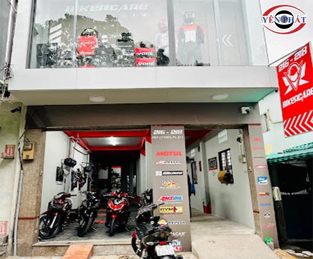 Tiệm rửa xe bikecare