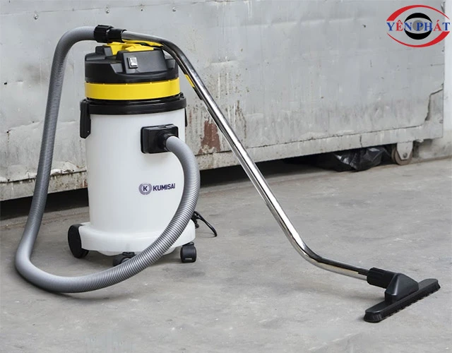 Máy hút bụi Kumisai KMS 30S thùng nhựa màu vàng