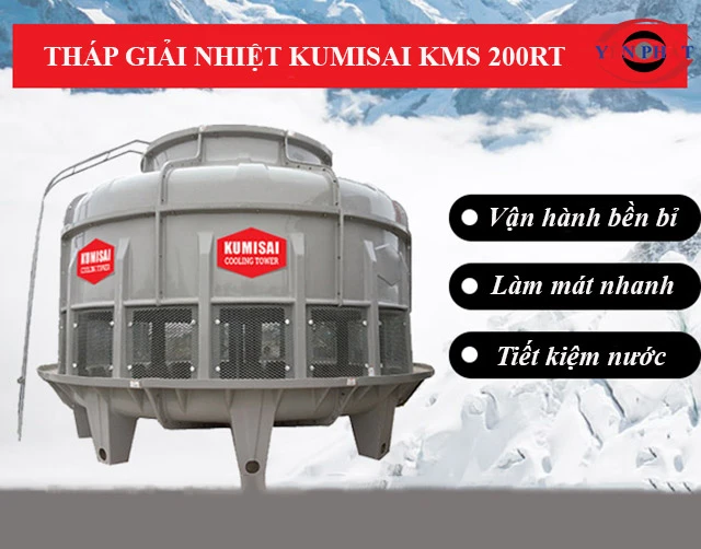 Ưu điểm tháp giải nhiệt Kumisai KMS 200RT