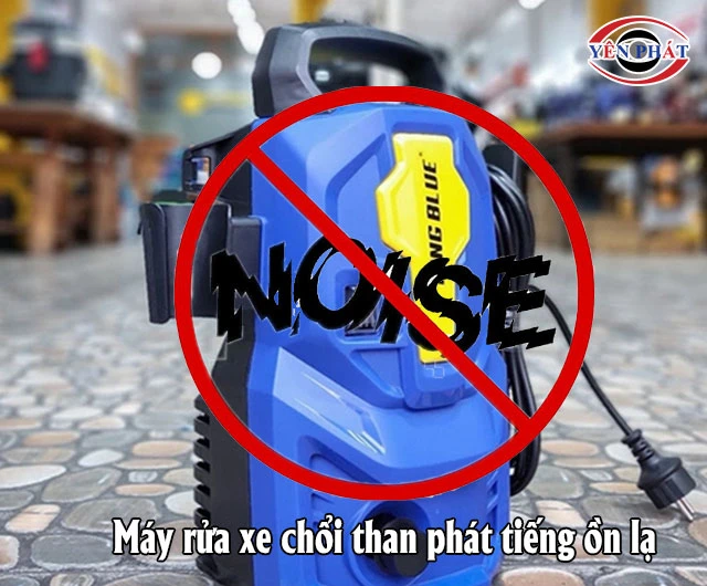 Máy rửa xe chổi than phát tiếng ồn lạ