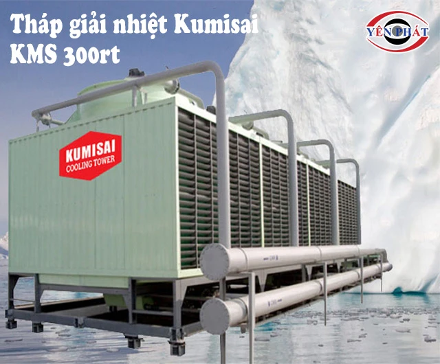 tháp giải nhiệt Kumisai 300RT hình dáng hiện đại