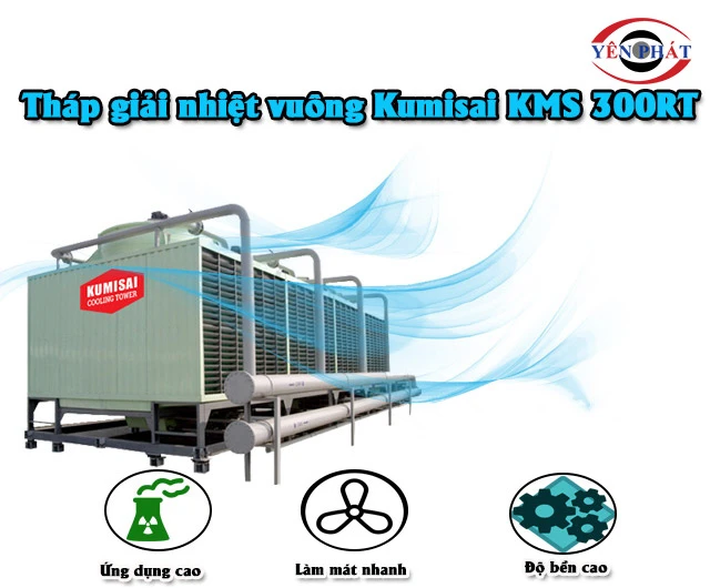 tháp giải nhiệt Kumisai 300RT làm mát nhanh