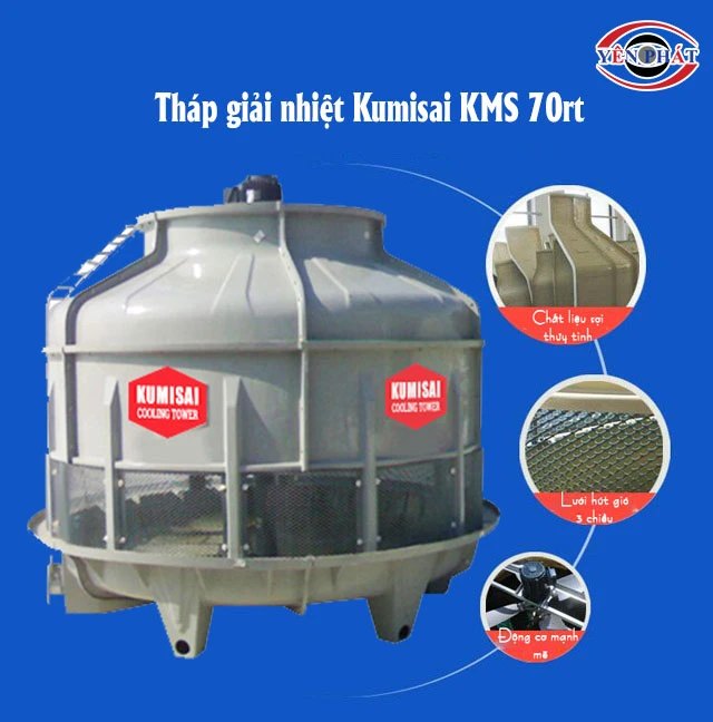 Cấu tạo tháp giải nhiệt KMS 70rt