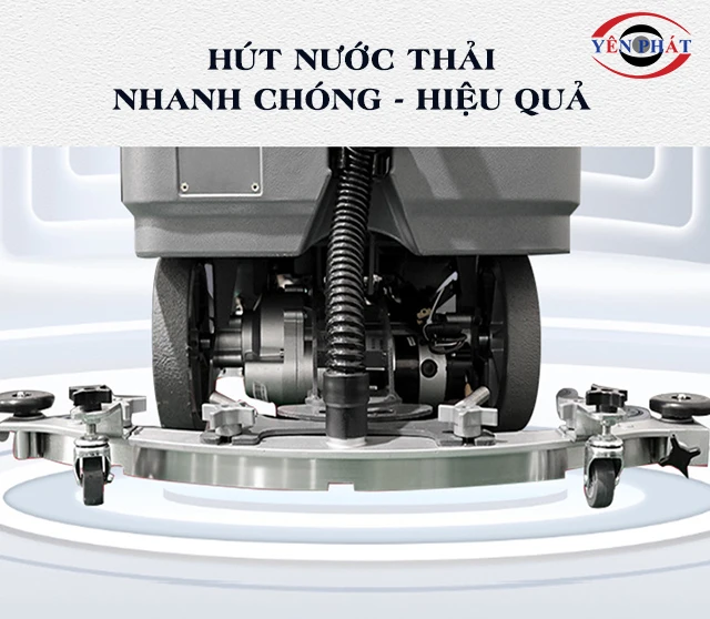 Cần hút nước máy chà sàn liên hợp ngồi lái Kumisai KMS 110B