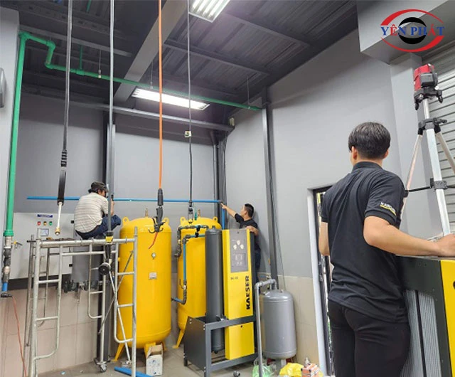 lắp đặt lọc nước máy nén khí