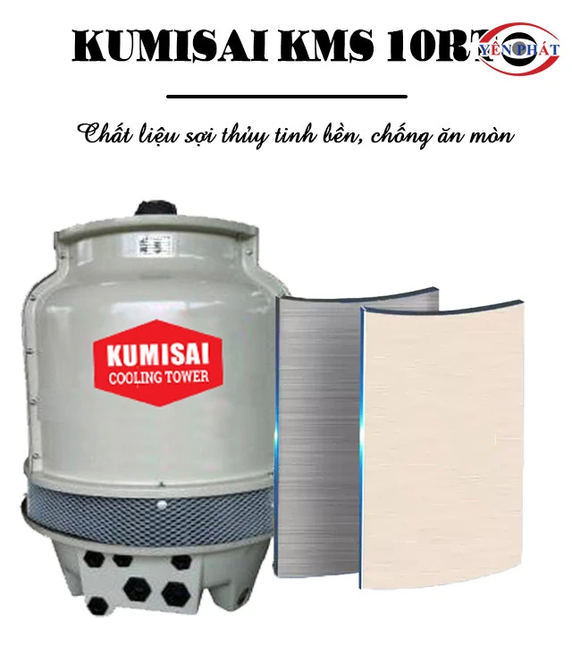 vỏ tháp giải nhiệt Kumisai 10RT chống gỉ