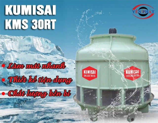 Tháp giải nhiệt Kumisai KMS 30RT chính hãng