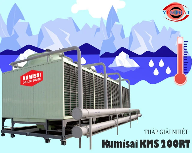 Tháp giải nhiệt vuông Kumisai KMS 200RT