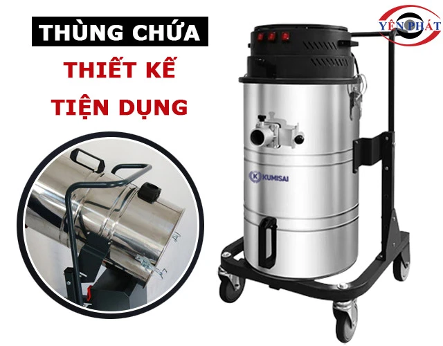 Thiết kế máy hút bụi nhà xưởng Kumisai KMS 360