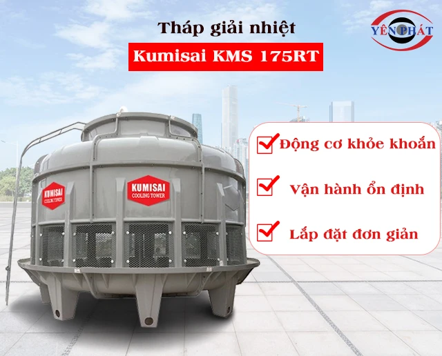 Ưu điểm tháp giải nhiệt Kumisai KMS 175RT