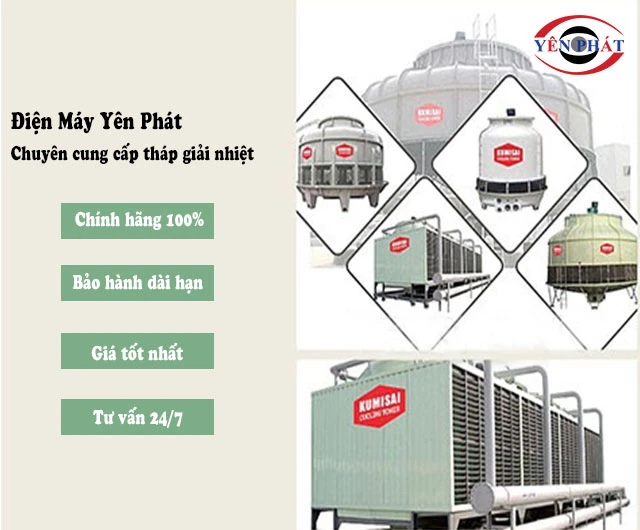 Yên Phát cung cấp tháp giải nhiệt tốt nhất