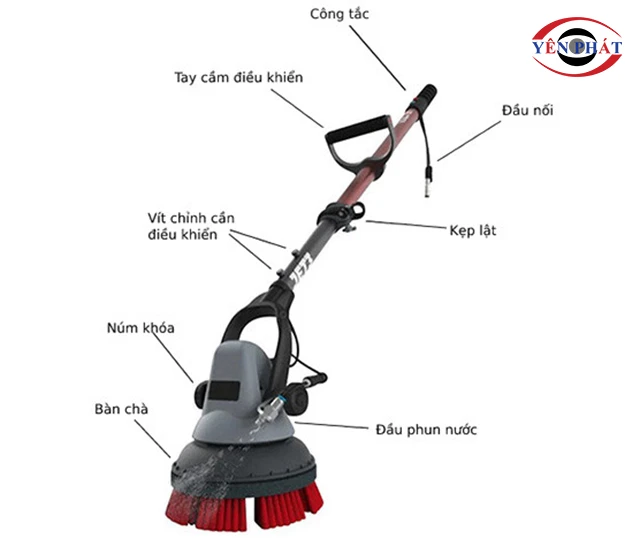 Cấu tạo máy chà sàn Kumisai KMS-3S