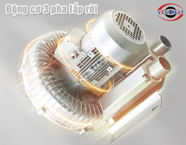 Động cơ máy hút bụi 3 pha Kumisai KMS 75VZ