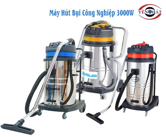 8 Máy hút bụi công nghiệp 3000w: Siêu tốt, Cực rẻ, Chính hãng