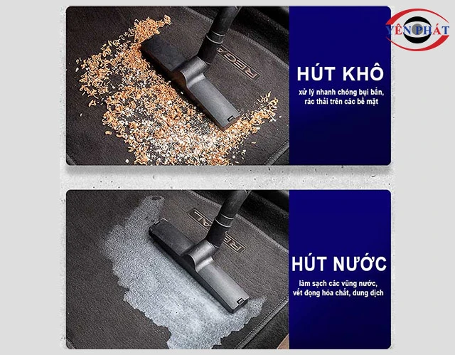 Máy hút bụi khô ướt công nghiệp Kumisai KMS 360DT chất lượng