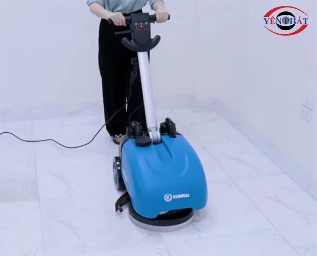 Vận hành máy chà sàn liên hợp mini Kumisai KMS201