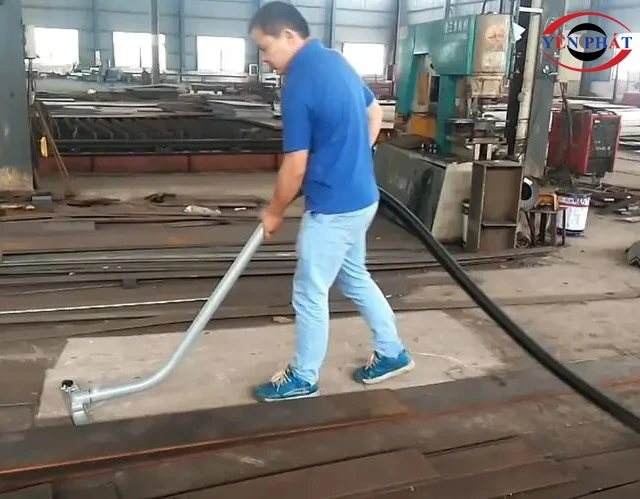 Vận hành máy hút bụi 3 pha Kumisai KMS 75VZ