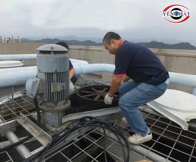 Motor tháp giải nhiệt mạnh mẽ
