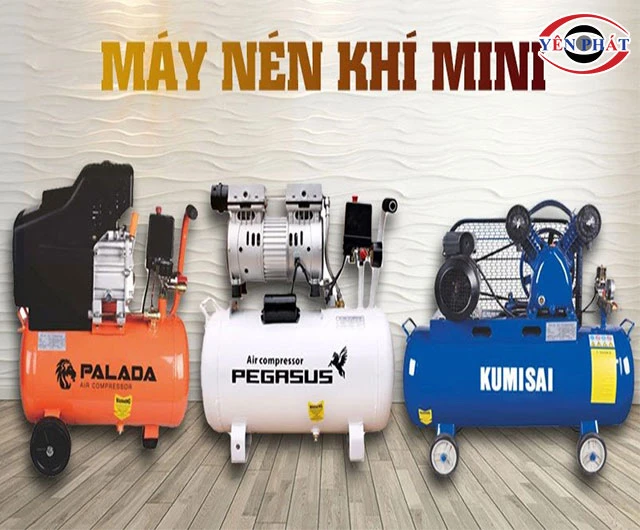 7 Máy nén khí mini dùng điện 220V: Giá rẻ, Siêu khoẻ