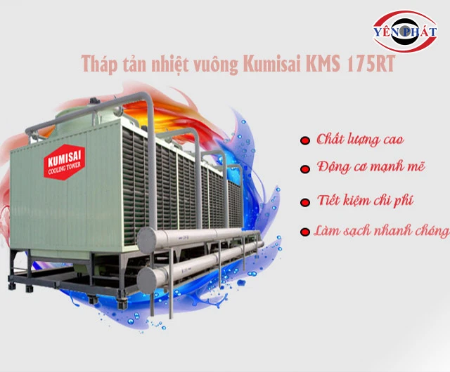 Tháp giải nhiệt vuông Kumisai KMS 175RT