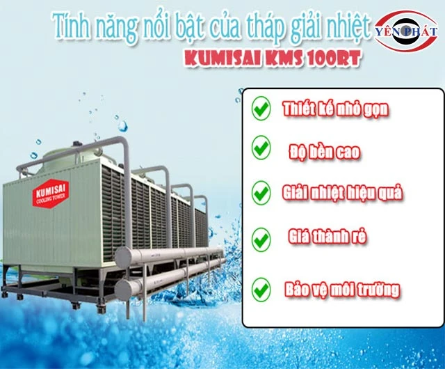 tính năng tháp giải nhiệt kumisa kms 100rt