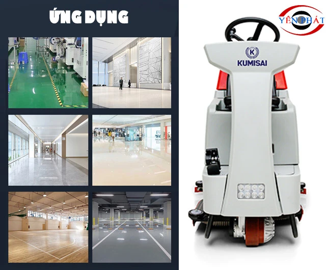 Ứng dụng máy chà sàn Kumisai KMS 6B