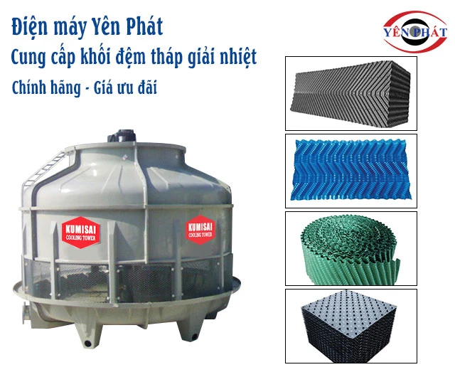 Yên Phát cung cấp khối đệm tháp giải nhiệt