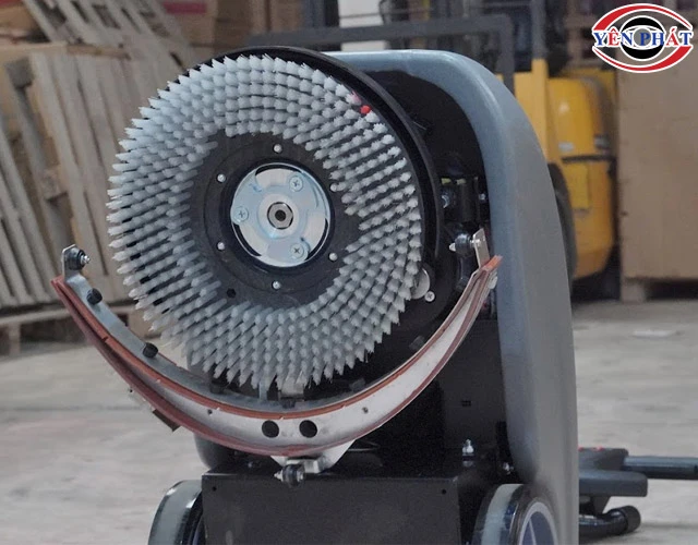 Bàn chải máy chà sàn liên hợp mini Kumisai KMS-202