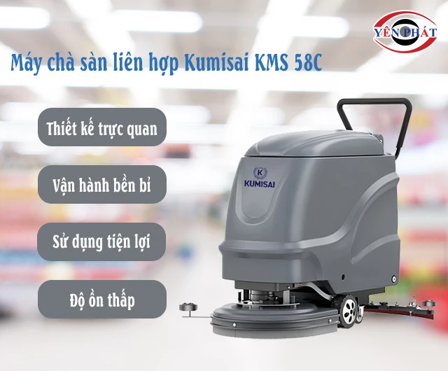 Ưu điểm máy chà sàn Kumisai KMS 58C