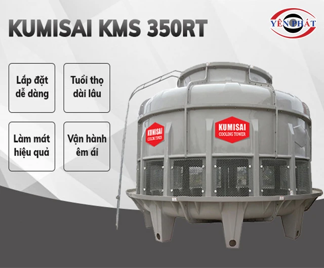 tháp giải nhiệt Kumisai 350RT làm mát nhanh