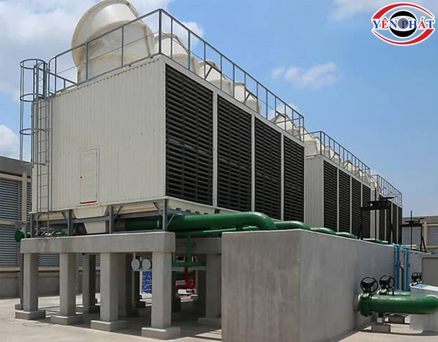 Tháp giải nhiệt vuông vận hành êm