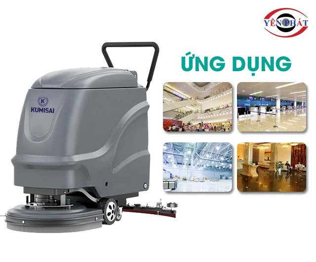 ứng dụng máy chà sàn Kumisai 58C