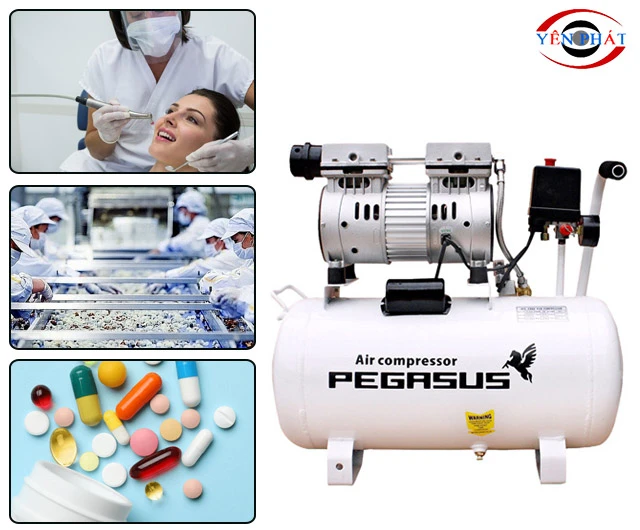 Ứng dụng máy nén khí không dầu