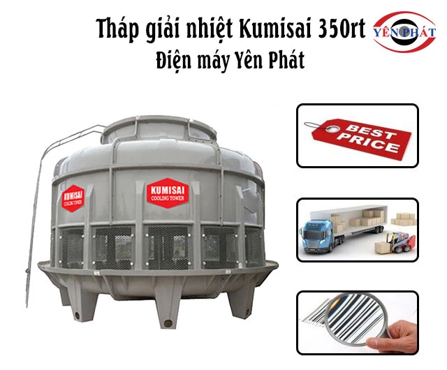 Tháp giải nhiệt kumisai 350rt yên phát