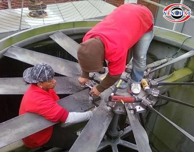 Khắc phục sự cố tháp giải nhiệt