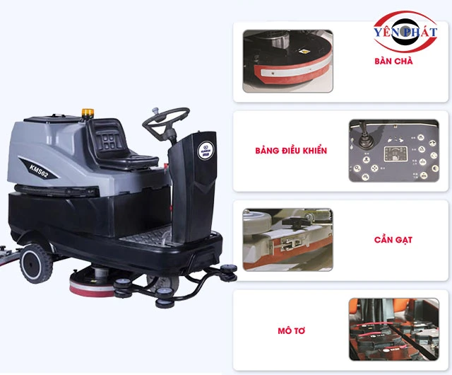 Cấu tạo của máy chà sàn KMS-62