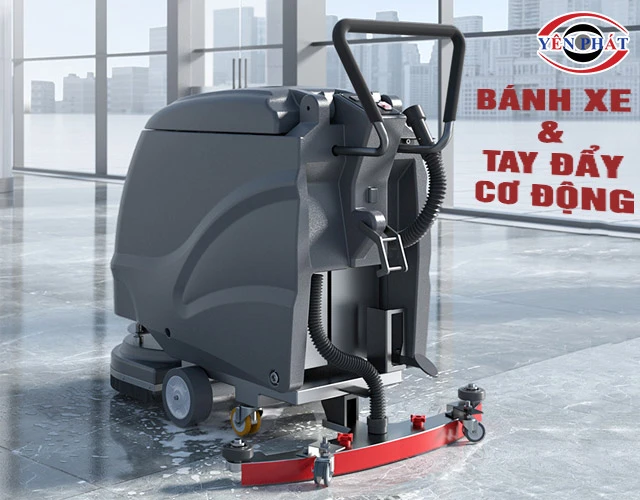 Máy chà sàn liên hợp Kumisai KMS-X2 pin nước cơ động